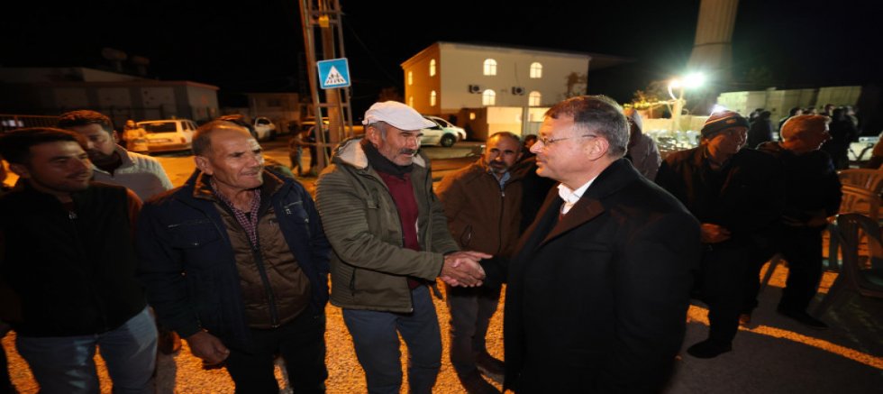BAŞKAN TURGUT, NARLIKUYU MAHALLESİNİ ZİYARET ETTİ